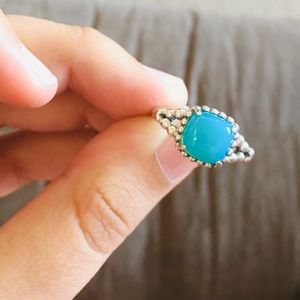 Authentic Pandora Vibrant Spirit Ring Teal